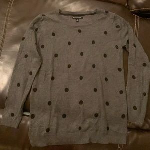 41 Hawthorn Sweater.  Gray w/Black Polka Dots.  Small.  Stitch Fix.  New.